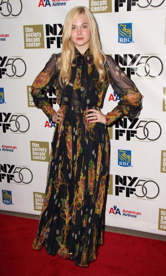 Elle Fanning At The Ginger & Rosa Film Screening, 2012