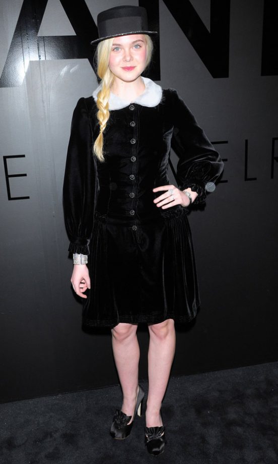 Elle Fanning At The Chanel Jewellery Party In New York, 2012