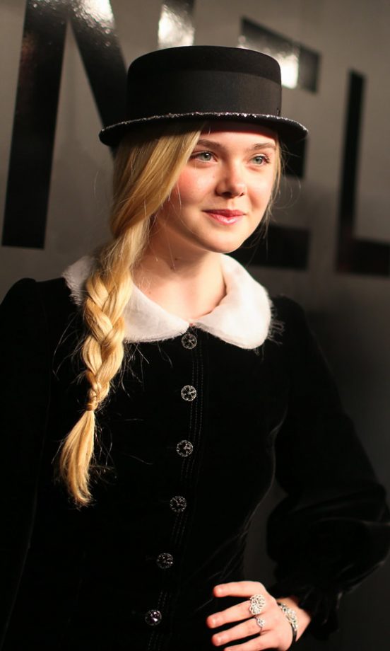Elle Fanning At The Chanel Jewellery Party In New York, 2012