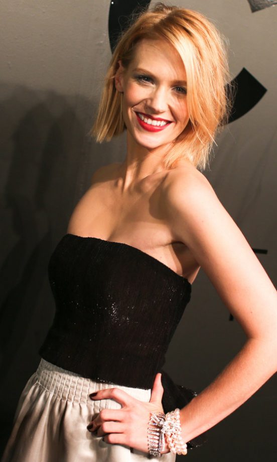 January Jones At The Chanel Jewellery Party In New York, 2012
