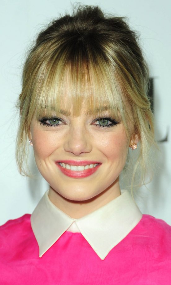 Emma Stone At The Women In Hollywood Party, 2012