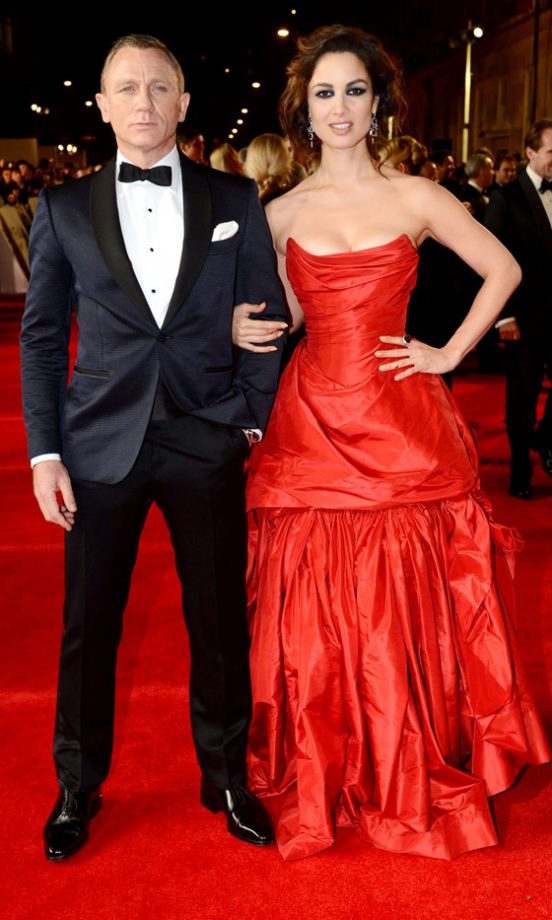 Daniel Craig And Berenice Marlohe At The London Film Premiere Of Skyfall, 2012