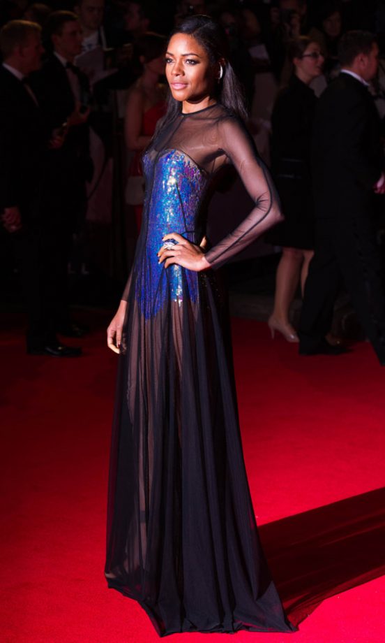 Naomie Harris In Marios Schwab At The London Film Premiere Of Skyfall, 2012