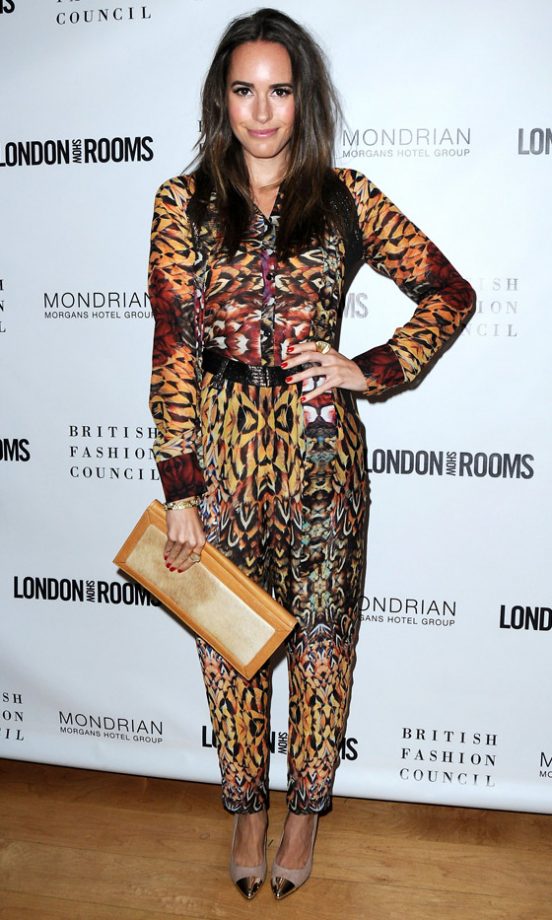 Louise Roe At The British Fashion Council Party In LA, 2012