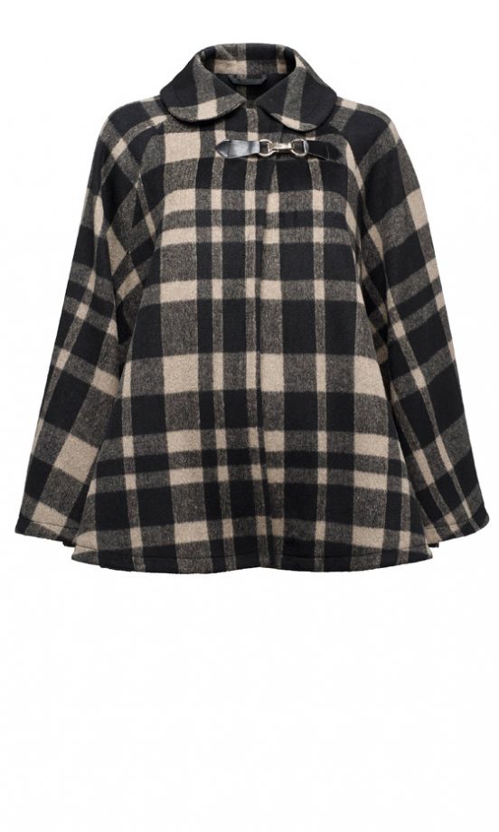 TU At Sainsbury's Checked Cape Winter Coat, £54