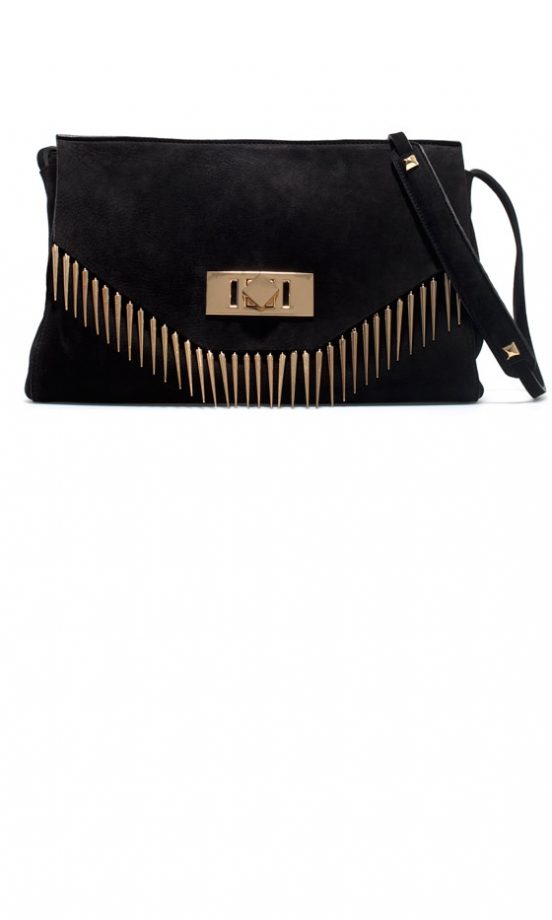 Zara AW12 Fringe Clutch Bag