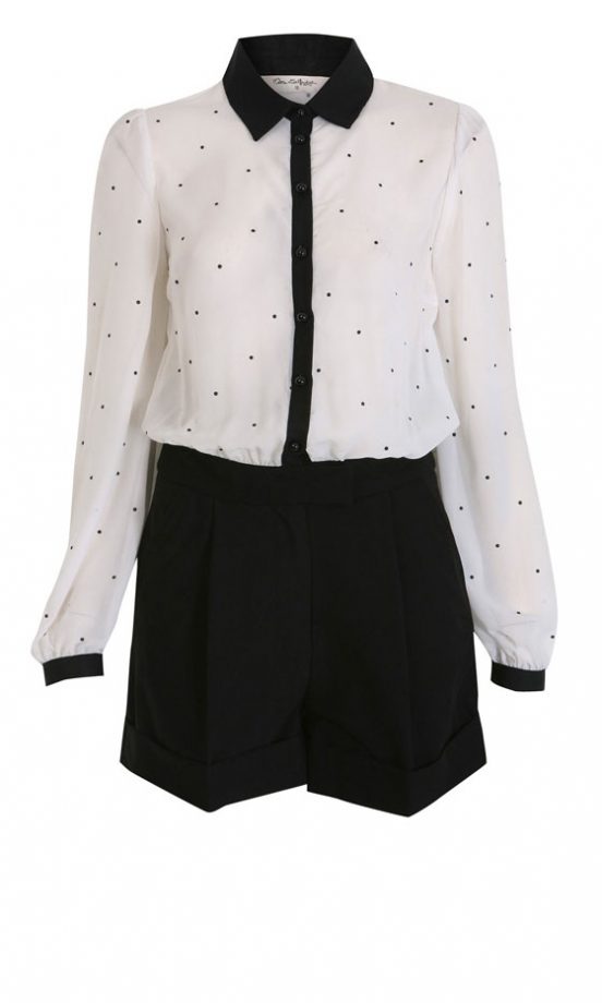 Miss Selfridge Stud Detail Playsuit, £45