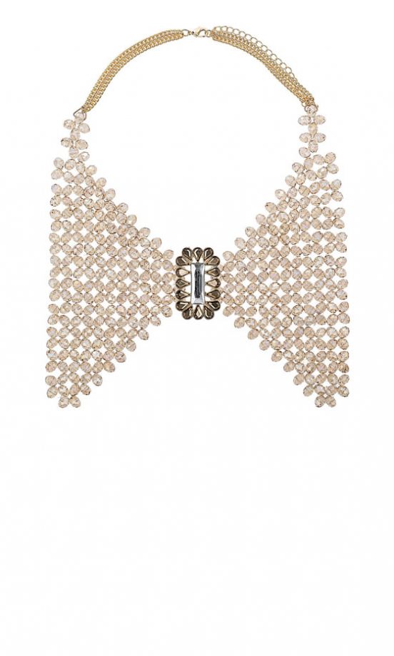 Miss Selfridge Facet Bead Necklace, £30