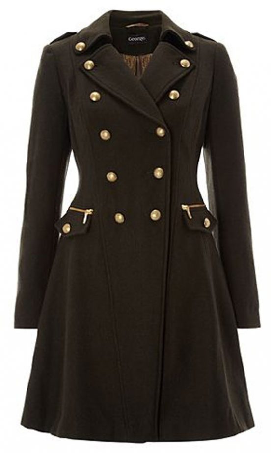 George At Asda Military Coat, £40