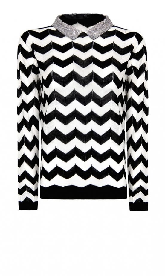 Mango Zig Zag Knitted Jumper, £39.99