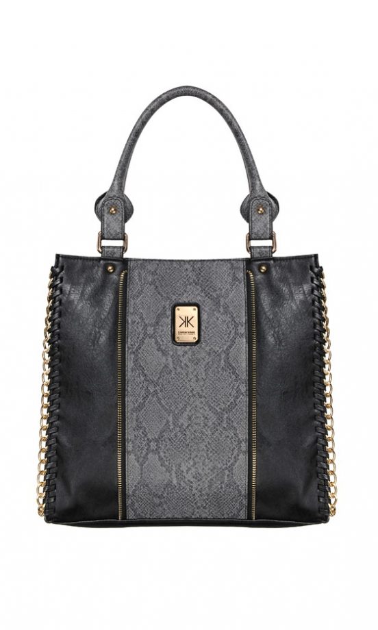 Dorothy Perkins Kardashian Kollection Black Textured Bag, £55
