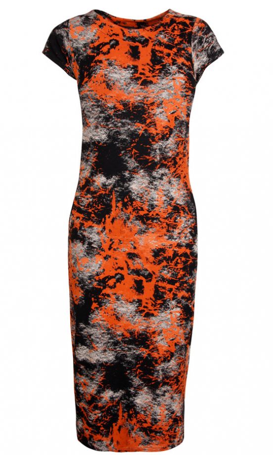 Fashion Union Printed Midi Dress, £15