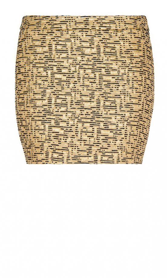 Mango Brocade Skirt, £34.99