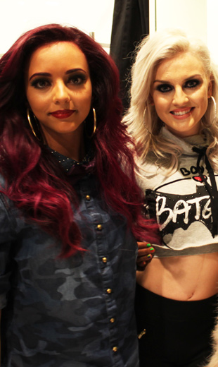Jade Thirlwall And Perrie Edwards At The Berska Oxford Street Store Opening, 2012