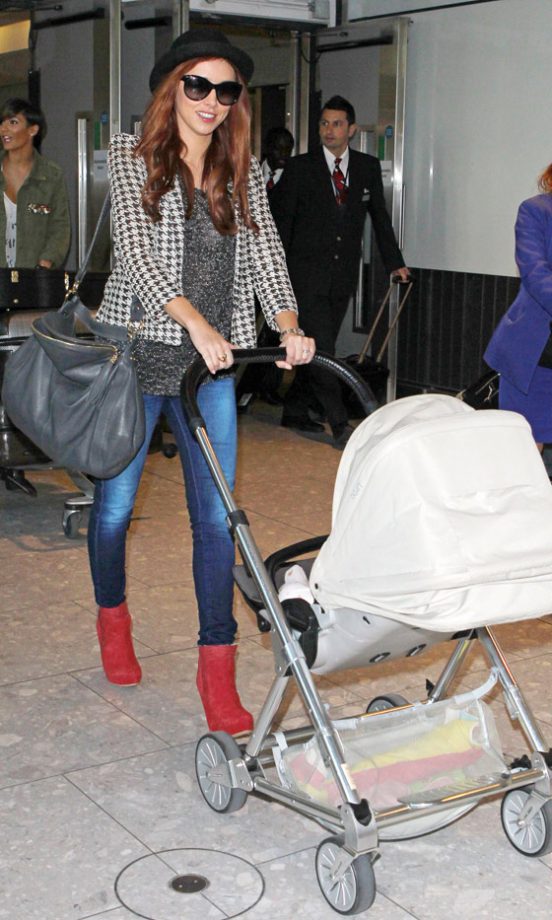 Una Healy At LAX Airport, 2012
