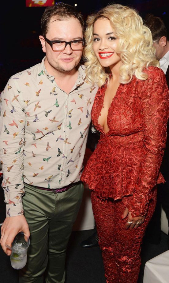 Alan Carr And Rita Ora At The MTV EMAs, 2012