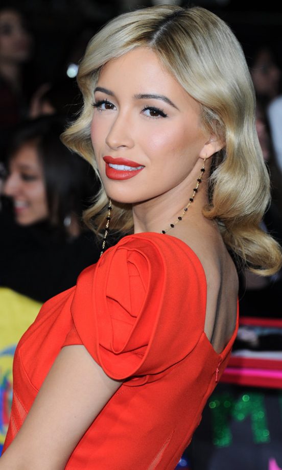 Christian Serratos At The LA Premiere Of The Twilight Saga: Breaking Dawn Part 2, 2012