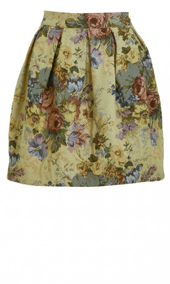 Miss Selfridge Tapestry Print Skirt, £35