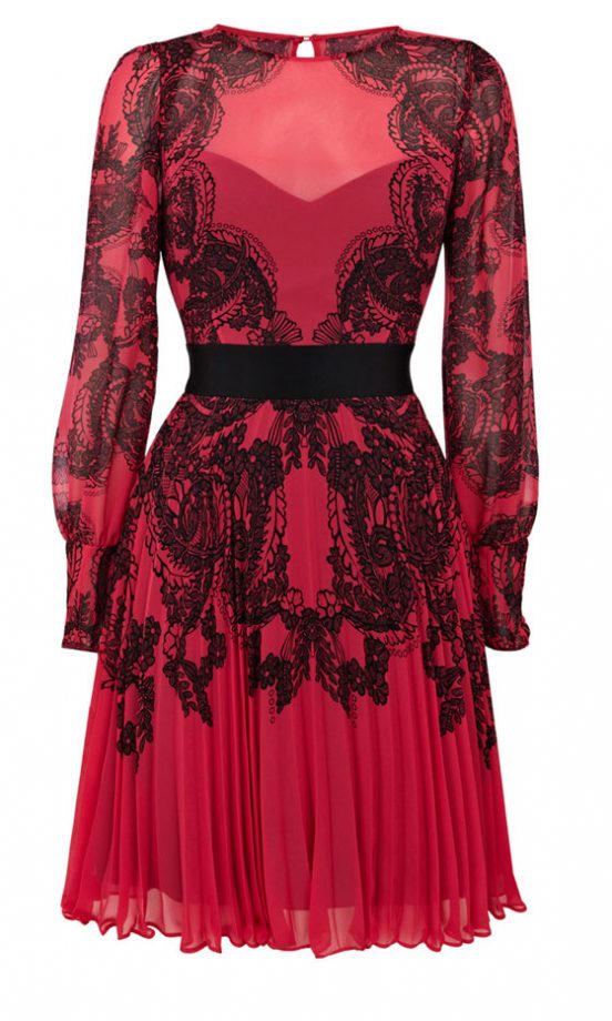 Karen Millen Lace Print Dress, £175