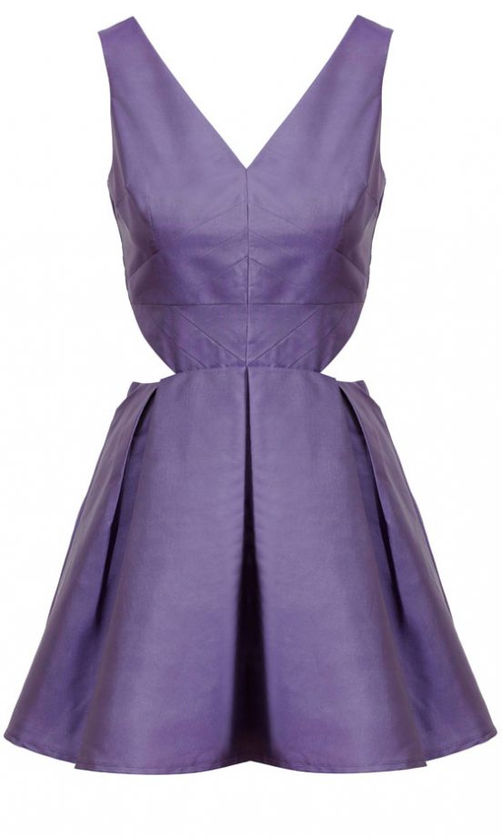 Asos Mini Dress With Cut Out And Seam Detail, £35