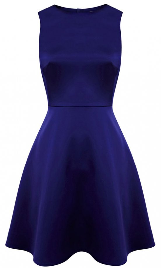 Karen Millen Blue Shift Dress, £140