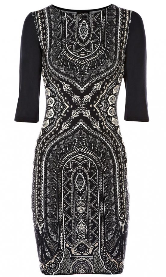Warehouse Baroque Print Dress, £45