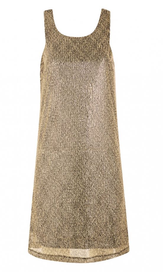 Dorothy Perkins Kardashian Kollection Gold Dress, £45