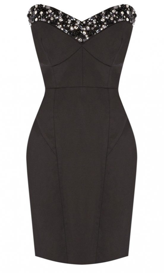 Warehouse Embellished Bustier Dress, £50