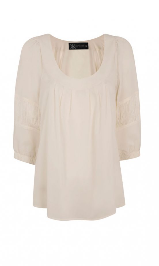 Dorothy Perkins Kardashian Kollection Ivory Top, £35