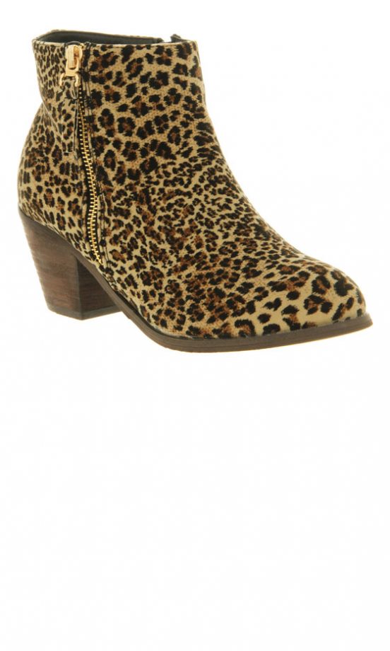 Office Leopard Print Ankle Boots, £65