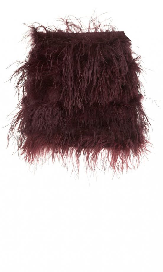 Topshop Feather Skirt, £80