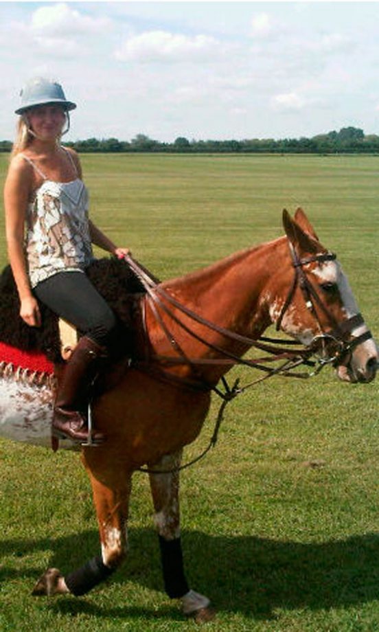 Made In Chelsea's Cheska Hull @Cheska85 Goes Horse Riding, 2012