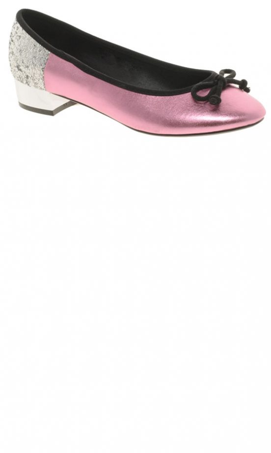 Asos Metallic Flat Pumps, £35
