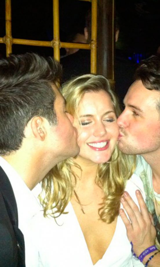 Caggie Dunlop @Caggie_Dunlop And Spencer Matthews @SpencerGeorgeM Pucker Up! 2012
