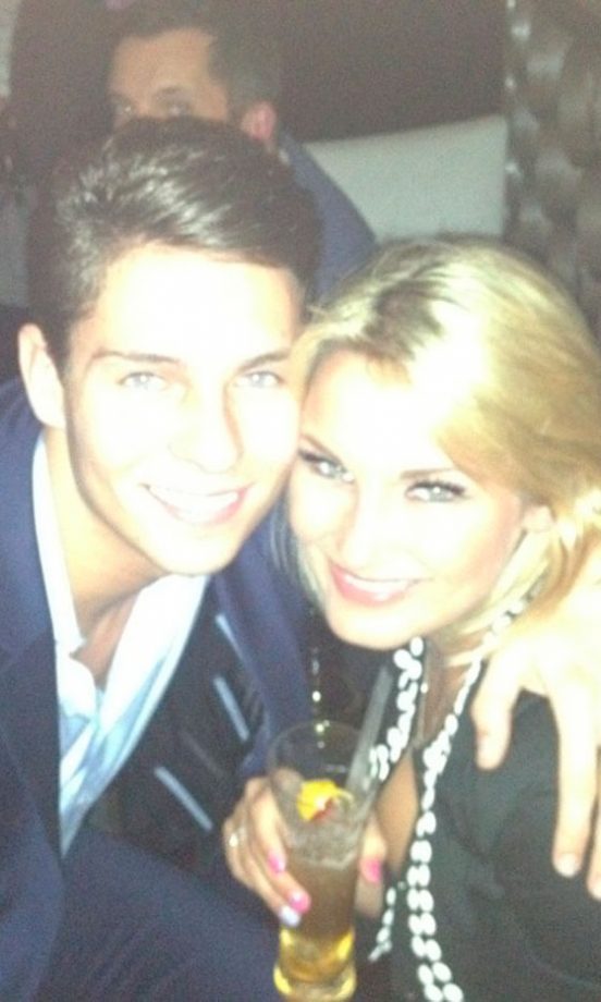 Sam Faiers @SamanthaFaiers And On-Off Boyfriend Joey Essex @JoeyEssex_ Pose, 2012