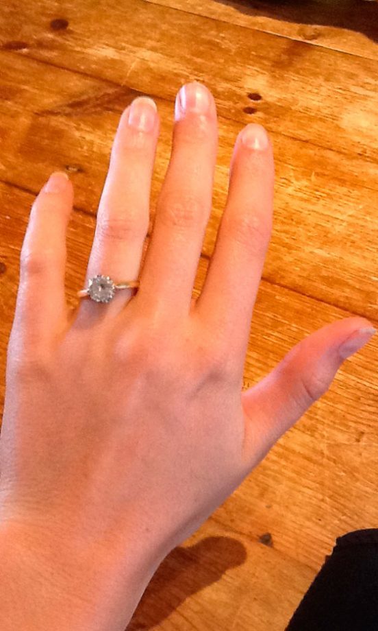 Is That An Engagement Ring From Spencer Matthews @SpencerGeorgeM, Caggie Dunlop @Caggie_Dunlop? A Fab April Fools From The Made In Chelsea Star. 2012
