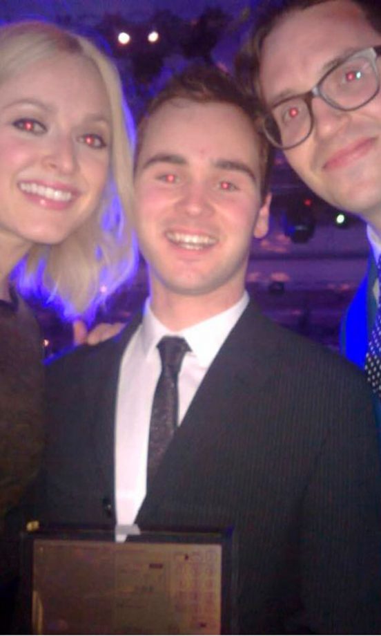Fearne Cotton @FearneCotton Celebrates Her Sony Win, 2012
