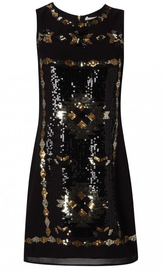 Matalan Be Beau Aztec Sequin Front Dress, £26