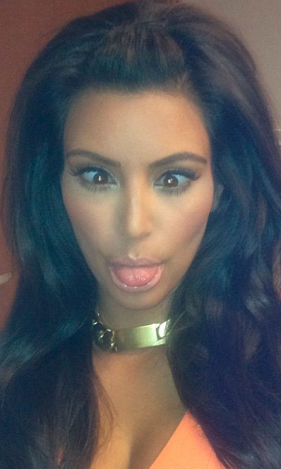Kim Kardashian @KimKardashian Messes Around, 2012