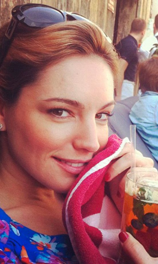 Kelly Brook @IAmKellyBrook Gets In The Summer Spirit, 2012