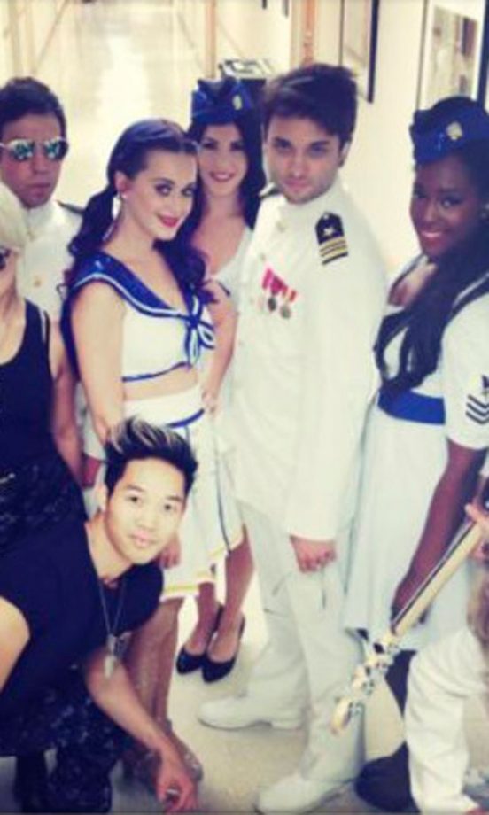 Katy Perry @KatyPerry Hangs Out With Her Dancers, 2012