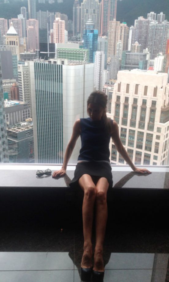 Victoria Beckham @VictoriaBeckham Does Some Sightseeing In China, 2012