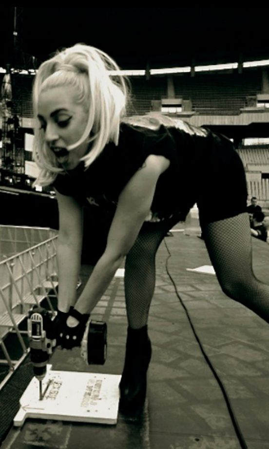 Lady Gaga @LadyGaga Shows Off Her Practical Side, 2012