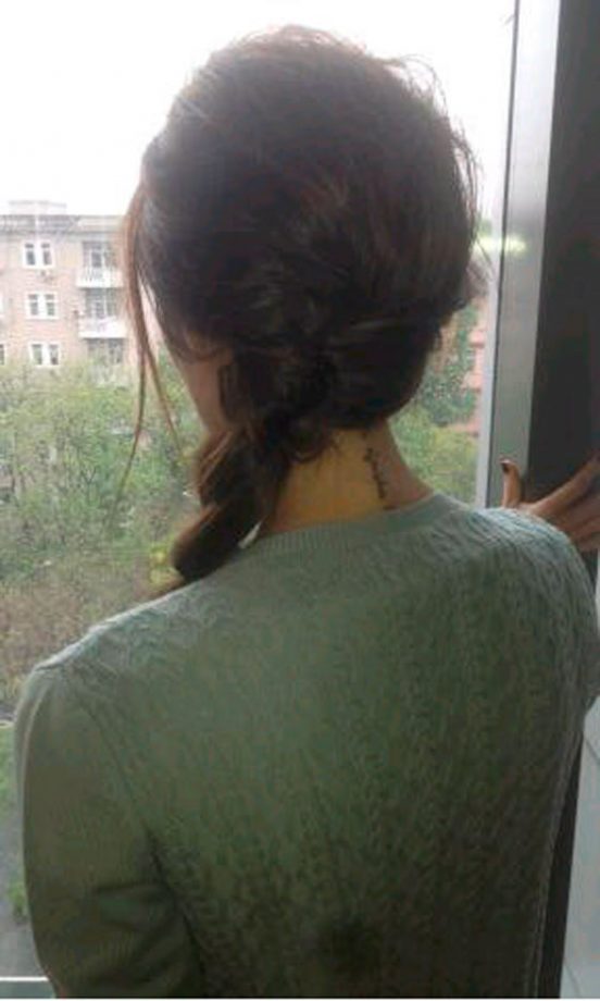 Victoria Beckham @Victoria Beckham Was Very Proud Of Her New Plait, 2012