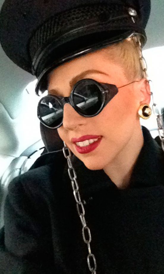 Lady Gaga @LadyGaga Shows Off Her Style, 2012
