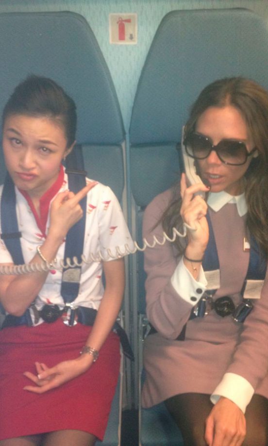 Victoria Beckham @VictoriaBeckham Tries Out A New Career, 2012