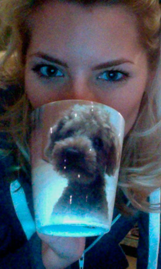 Mollie King @MollieTheSats Shows Off Her Super Cute Mug, 2012