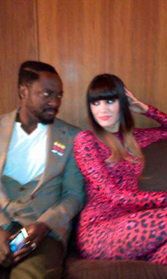 Jessie J @JessieJ Hangs Out With Will.I.Am Backstage At The Voice, 2012