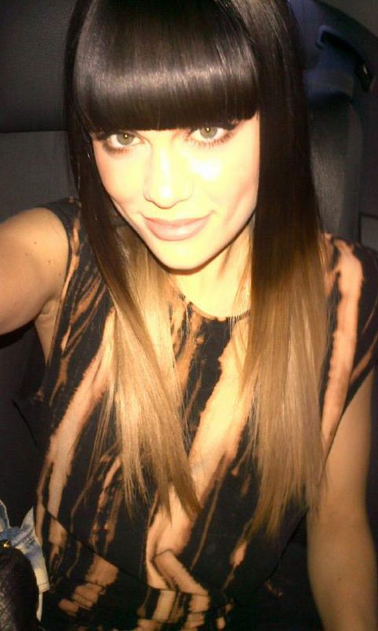 Jessie J @JessieJ Shows Off Her New Dip-Dye Locks, 2012