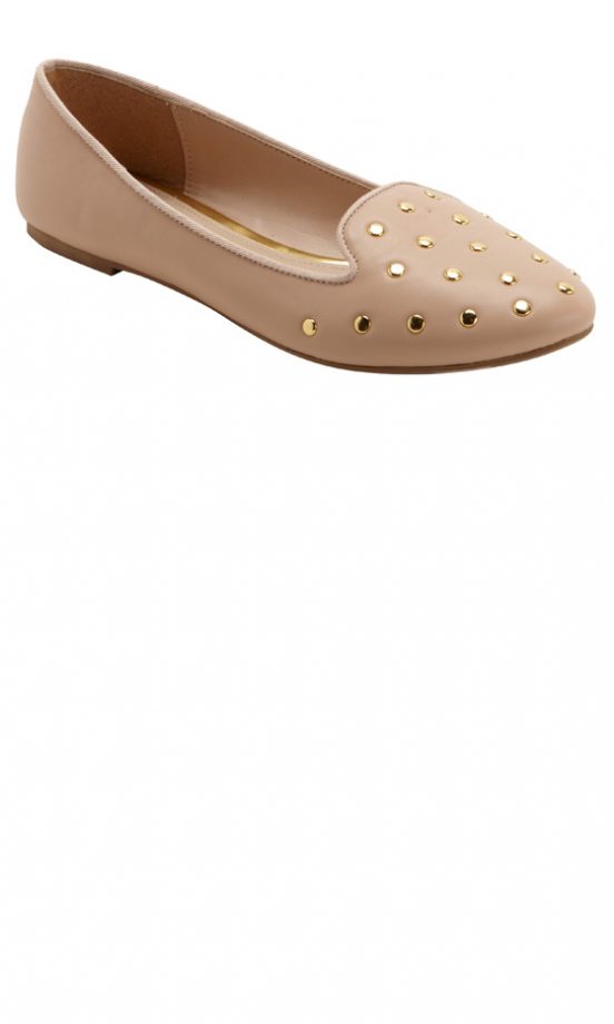 Matalan Cream Studded Slipper Shoes, £10